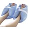 DMI Heel Cushion Protector Pillow to Relieve Pressure from Sores and Ulcers, Foot Pillow, FSA HSA Eligible, Adjustable in Size, Blue, White, Sold as a Set of 2 (Pack of 24, 48 Count Total)