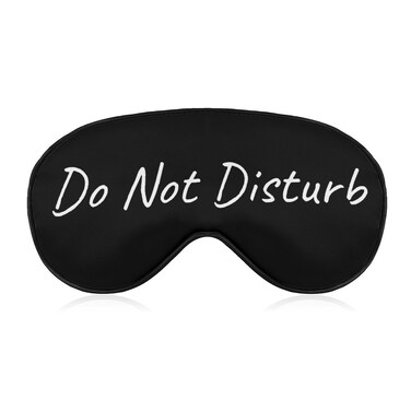 Do Not Disturb Eye Masks for Sleep Adjustable Funny Sleep Mask Soft Blackout Sleeping Eye Mask for Men Women Full Night's Sleep