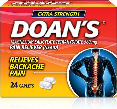 Doans Extra Strength Pain Reliever 24 Count (Pack of 4)