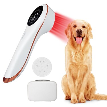 Dogs Coldlasser Light Device, Red Light Human/Pet Device with Upgrade Magnetic Cover, Target Joint &amp; Muscle Pain Reliefdevice, 13 * 650nm &amp; 3 * 808nm