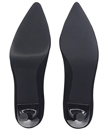 Dr. Foot Shoe Sole Protectors for high-Heels, Self Adhesive Silicone Non-Slip Shoes Cover Bottoms for Women