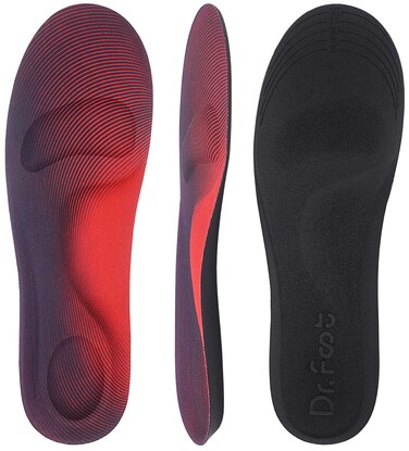 Dr. Foot's Arch Support Insoles, Relief from Plantar Fasciitis, Metatarsal and Heel Pain, Foot Pain (Large(Men's 8-12/Women's 10-13))