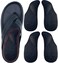 Dr. Foot's Arch Support Shoe Inserts for Flat Feet, Plantar Fasciitis, Adhesive Heel Cushion for Relieve Pain for Women &amp; Men (Large, Black)
