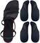 Dr. Foot's Arch Support Shoe Inserts for Flat Feet, Plantar Fasciitis, Adhesive Heel Cushion for Relieve Pain for Women &amp; Men (Small, Black)