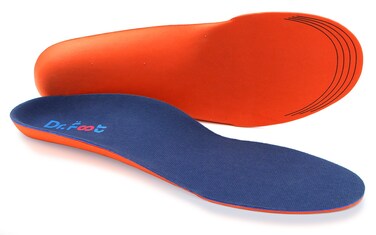 Dr. Foot's Orthotics Insoles for Flat Feet - Arch Support Shoe Inserts for Plantar Fasciitis, Foot &amp; Heel Pain, High Arches and Over-Pronation, Comfort &amp; Relief for Men and Women - XL