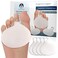 Dr. Frederick's Original Metatarsal Pads - 4 Pieces - Ball of Foot Cushions for Rapid Pain Relief - Gel Foot Pads - Shoe Inserts for Men and Women