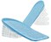 Dr.Foot Adjustable 5-Layer Height Increase Insoles, Silicone Heel Cushion Inserts for Men and Women, Gel Heel Lift Inserts for Leg Length Discrepancy