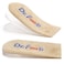 Dr.Foot Adjustable Orthopedic Heel Lift Inserts, Height Increase Insole for Leg Length Discrepancies, Heel Spurs, Heel Pain, Sports Injuries, and Achilles tendonitis (Beige, 3 Layers)