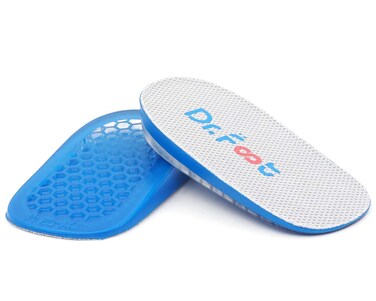 Dr.Foot Height Increase Insoles, Heel Cushion Inserts, Heel Lift Inserts for Leg Length Discrepancies