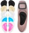 Dr.Foot Plantar Fasciitis Arch Support Shoe Insoles 5 Pairs, Thicken Gel Arch Pads for Flat Feet - Self-Adhesive Arch Cushions Inserts for Men and Women