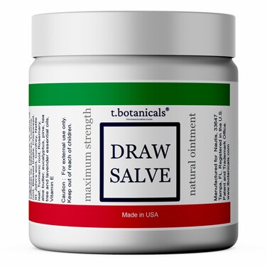 Draw Salve for Boil Ease Cysts Splinters Burns Poison Ivy Ingrown Hair Bug, Mosquito Spider Bites Bee Sting Itch Relief Fast Acting Ointment