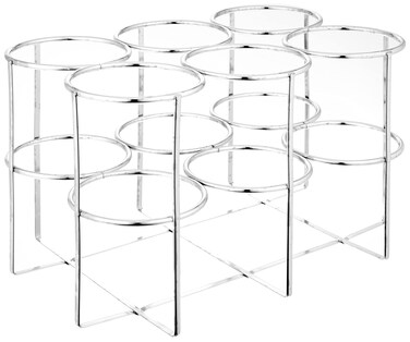 Drive Medical 18114 Economy Oxygen Rack, Chrome