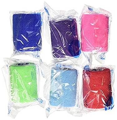 Dynarex 3183 Sensi Wrap, Self Adherent, 3" x 5 yard, Rainbow, Pack of 96