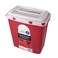 Dynarex Sharps Container, Provides a Safe Disposal of Medical Waste and Needles, Non-Sterile &amp; Latex-Free, 6 Gallons, Made with Thermoplastic, Red with a Transparent Lid, 1 Sharps Container