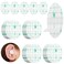 Ear Covers for Shower, 120 Pieces Waterproof Ear Stickers Ear Covers for Swimming Shower Ear Protectors with Waterproof Cotton Ear Plugs for Shower Surfing Snorkeling and Other Water Sports