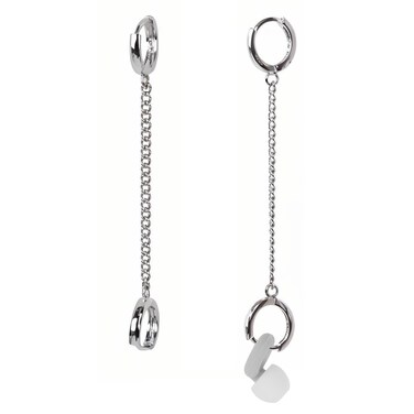 Ear Plug Earrings, Loop Earplug Earrings, Earplug Holder Suitable for Loop Earplugs, Earrings For Loop Earplugs Can Be Used Daily In Concerts Live Events Subways Airports Homes Schools Or Work Sliver