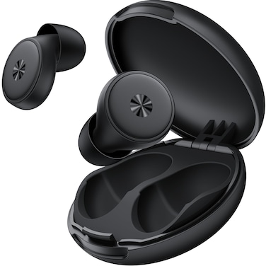 Ear Plugs for Sleeping Noise Cancelling, 45db Ear Plugs For Noise Reduction with 8 Eartips, Reusable Noise Cancelling Ear Plugs for Concerts,Focus, Silicone Hearing Protection Earplugs with Case Black