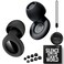 Ear Plugs for Sleeping Noise Cancelling, 45dB Hearing Protection, Reusable, Soft Silicon Earplugs for Concerts, Swimming, Block Snoring, Ear Plugs for Noise Reduction (Black, 1 Count (Pack of 1))