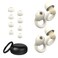 Ear Plugs for Sleeping, 2 Pairs of Reusable Earplugs for Noise Reduction 25dB-30dB with 8 Ear Tips, Soft Hearing Protection Ear Plugs for Concert,Noise Sensitivity, Study &amp; Work