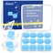 Ear Plugs for Sleeping, 8 Pair(16 Pieces) Moldable Noise Cancelling Silicone Earplugs for Swimming, Snoring, Sleep and Studying