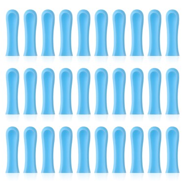 Ear Wax Removal Replacement Tips for Ear Camera 30Pcs Ear Spoon Tips for Wet/Dry Ear Ear Cleaner Tips Wax Cleaning Ear Spoons Tips Silicone Soft Cleaning Reuse Cap for Ear Wax Removal Endoscope