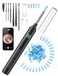 Ear Wax Removal Tool Camera - Ear Cleaner with 1080P HD Camera, FSA HSA Store Eligible, Otoscope with Light, Earwax Removal Kit with 50 Replacement Tips for iPhone, iPad, Android Phones (Black)