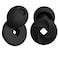 Earplugs for Sleeping, Noise Cancelling, Snoring, Airplanes, Loud, Focus, Comfortable, Safe, Soft, Hypoallergenic, Silicon Reusable with extraEarbuds -33dB (Black), Medium