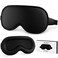 Easysleep Sleep Eye Mask 3D Contoured Cup Sleeping Mask with 100% Light Blocking and Adjustable Strap Soft Breathable Eye Cover Night Blindfold Mask for Men Women.