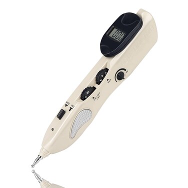 Electronic Acupuncture Pen Meridian Pen Find Acupoints Automatically with 3 Massage Heads Rechargeable