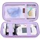 Elonbo Diabetic Supplies Travel Case, Diabetic Supply Organizer Bag, Glucose Meter Storage Case, Insulin Pen Carrying Case for Glucose Monitor, Blood Sugar Test Strips, Lancets, Syringe, Purple