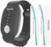 EmeTerm Fashion Anti-Nausea Wristband Relieve Morning Motion Travel Sickness Rechargeable Drug Free Bands Without Side Effects - Extra 2pack Conductive Gel (Black - Extra 2pack Conductive Gel)