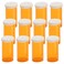 Empty Plastic Pill Bottles with Easy Open Snap Caps (Not Child Resistant), Prescription Medication Vials, Clear Containers, Pill Cases Dispenser Organizers (13 Dram, 12pcs)