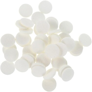Essential Oil Diffuser Refill Pads - 100pcs Cotton Pads for Aromatherapy - for Diffuser Necklace - Car Vent Clips - and Home Use - Premium Replacement Pads - White