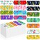 Estune 75 Pcs Bulk Kids Bandages Dinosaur 15 Styles Fun Children's Adhesive Bandages Colorful PE Flexible Bandages Cartoon Bandages for Kids Boys Girls Students