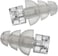 Etymotic Research ER20XS High-Fidelity Earplugs (Concerts, Musicians, Airplanes, Motorcycles, Sensitivity and Universal Hearing Protection) - Large, Clear Stem