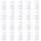 EXCEART 20pcs Empty Pill Bottle Portable Plastic Medicine Holder Container Case for 100ml (White)