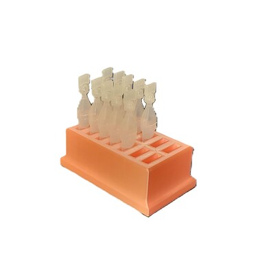 Eye Drop Vials Holder &amp; Storage - Single-Use Disposable Eye Drop Vials - Holds 14 Single Use Disposable Vials - Znet3D (Black)