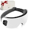 Eye Massager with Heat, Compression, Heated Sleep Mask, Mothers Fathers Day Birthday Gifts for Women Men, Massager Scalp for Eye Strain Relief, Foldable,Comfortable