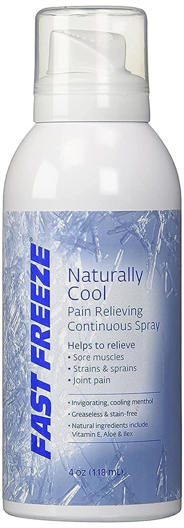 Fast Freeze All-Natural Cooling Pain Relief Therapy: Continuous Spray, 4 fl oz, packaging may vary