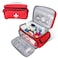 First Aid Bag Empty First Aid Kit Storage Bag Small Medical Bag Portable Medical Supplies Organizer for Travel, Home, Office, Car, Outdoor, Camping, Hiking (Red)