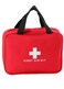 First Aid Bag First Aid Kit Empty Medical Storage Bag Red Trauma Bag for Emergency First Aid Kits Car Workshop Cycling Outdoors (Red 1PC)