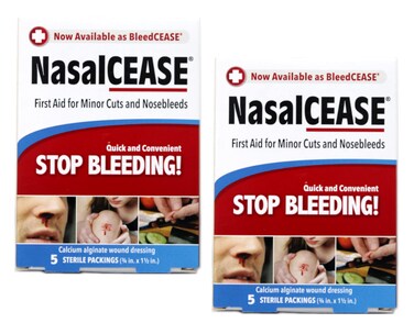 First Aid for Minor Cuts and Nosebleeds, Stops Bleeding Fast, 5 Sterile Packings (Pack of 2)