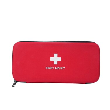First Aid Hard Case Empty First Aid Hard Emergency Case Bags EVA Red Medical Bag for Home Health Office Car Camping Outdoors First Responder (Red W)