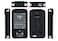 Fitted Leather Case W/Screen Protector &amp; Pocket for Dexcom G7 / G6 Receiver (Retail Packaging Includes Lanyard) (Black)