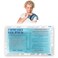 Flexible Reusable Gel Pack 6"x10" - Flexible Gel Packs for Neck, Wrist, Arm, Back and Shoulder Pain Relief - Versatile Hot or Cold Gel Packs for Injuries, Sore Muscles or Toothache Pain Relief, Blue