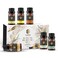 Florona USDA Organic Essential Oil Gift Set of 6-1 fl oz (10 ml x 6) Therapeutic Grade for Diffuser Aromatherapy- Lemongrass, Cinnamon, Sweet Orange, Peppermint, Eucalyptus