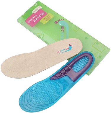 Foot Relief Soft Silicone Sports Gel Insoles, Massage for Work