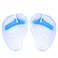 footinsole Forefoot Insoles Cooling Gel Foot Pad with Raised Ridge (2 Cushion Pads) - 1 Pair