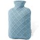 FORICOM Fuzzy Hot Water Bottle with Soft Cover, Sweater,Hot Water Bags for Pain Relief 2Liter,Heat Pad,Hot and Cold Therapy,Menstrual,Bpa Free(Sky Blue)