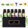 Fresh Essential Oils Set, 6x10ml Aromatherapy Oil Gift Kit for Diffuser, Fragrance, Humidifiers, Air Purifier- Tea Tree, Bergamot, Rosemary, Lavender, Lemon, Peppermint